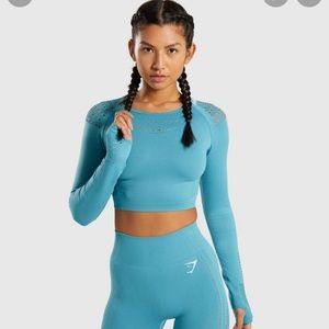 Gymshark Keyhole Long Sleeve Crop
